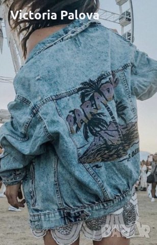 Дънково яке LEVI’S оригинал,унисекс, снимка 10 - Якета - 31644791