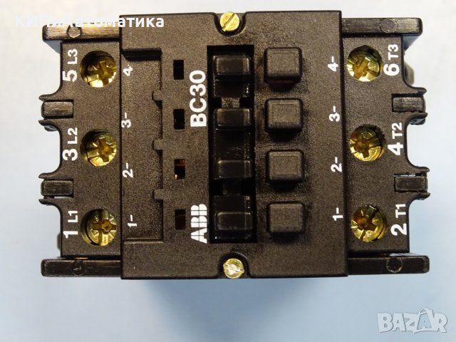 контактор ABB BC30-30-00 24VDC 15kW, снимка 6 - Резервни части за машини - 37461316