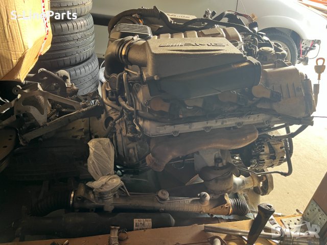 Двигател 6.2 V8 63 AMG *счупен подкартер* - Цена по договаряне Код на мотора M156 M 156 6.2 v8, снимка 8 - Части - 39580790
