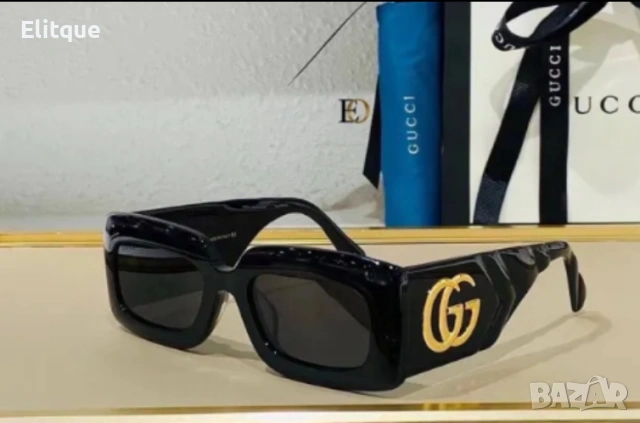Слънчеви очила Gucci с ув защита,калъф,кутия и кърпичка на марката , снимка 12 - Слънчеви и диоптрични очила - 54314032