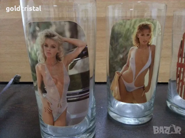 ретро стъклени чаши , снимка 5 - Антикварни и старинни предмети - 47488196