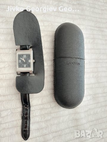 Мъжки дизайнерски ръчен часовник Lanvin, снимка 2 - Мъжки - 34393928