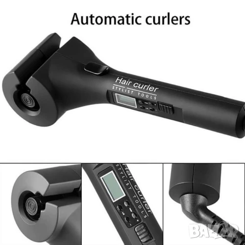 Високотехнологична керамична преса за къдрене на коса с LED дисплей