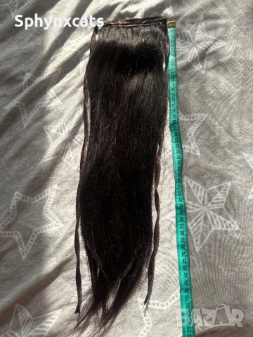 Естествена коса на опашка висок клас коса от Ванет, снимка 2 - Аксесоари за коса - 52824097