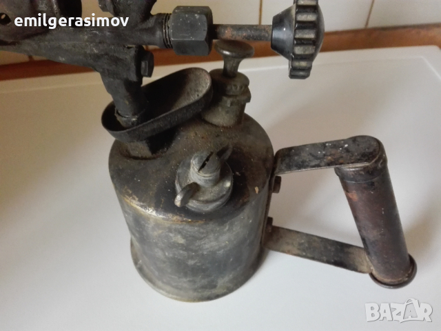 Бензинова горелка. , снимка 2 - Антикварни и старинни предмети - 44808455