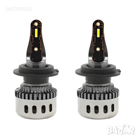 Диодни крушки H7 48W 2бр/к-т, снимка 2 - Аксесоари и консумативи - 54354053