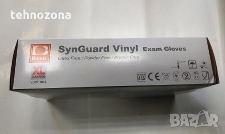 Ръкавици за еднократна употреба винил Syn Guard Vinil XL 100бр./кутия, снимка 3 - Строителни материали - 21212710