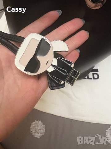 Чанта от естествена кожа Karl Lagerfeld, снимка 6 - Чанти - 42655941