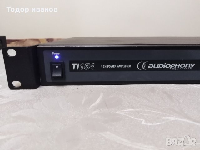 Audiophony-ti154-4ch power amplifier, снимка 2 - Ресийвъри, усилватели, смесителни пултове - 33703134