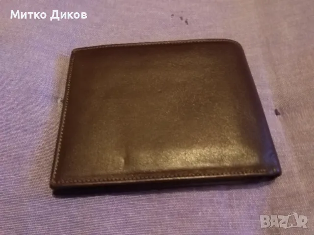 Портфейл нов марков  на Керн Колекцион естествена кожа 120х95мм, снимка 3 - Портфейли, портмонета - 48102916