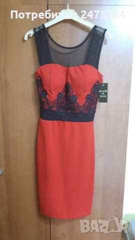 Червена рокля с дантела в Рокли в гр. Силистра - ID38794819 — Bazar.bg