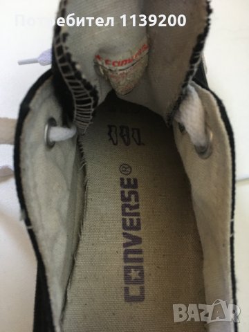 Converce All Star 37-38 черни кецове оригинал, снимка 10 - Детски маратонки - 29879802