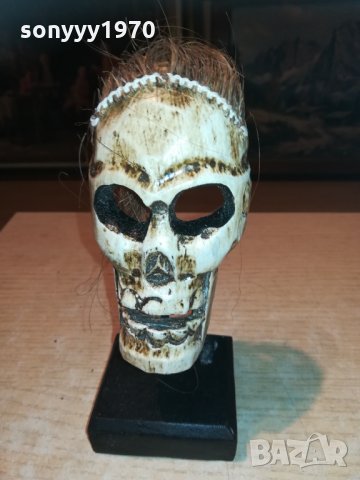 ЧЕРЕП НА СТОЙКА 20Х10Х10см 1311201933, снимка 4 - Колекции - 30778872