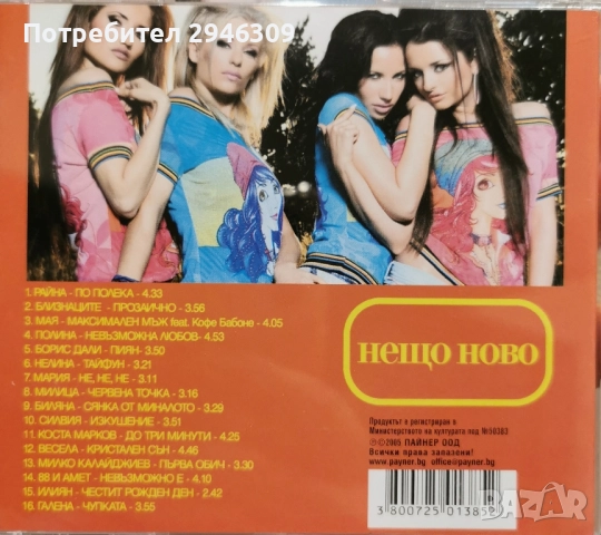 Нещо ново(2005), снимка 2 - CD дискове - 51866120