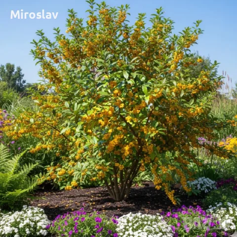 Есенна сладка Маслина (жълта), снимка 5 - Градински цветя и растения - 56151909