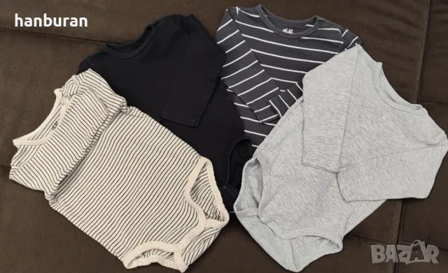 Бебешки бодита H&M с дълъг ръкав