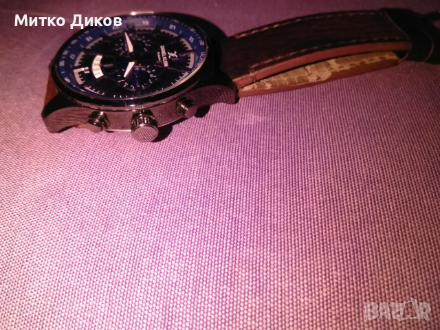 Daniel Klein 5 ath exclusive original 11358 часовник марков стоманен корпус каишка естествена кожа, снимка 5 - Мъжки - 52710471