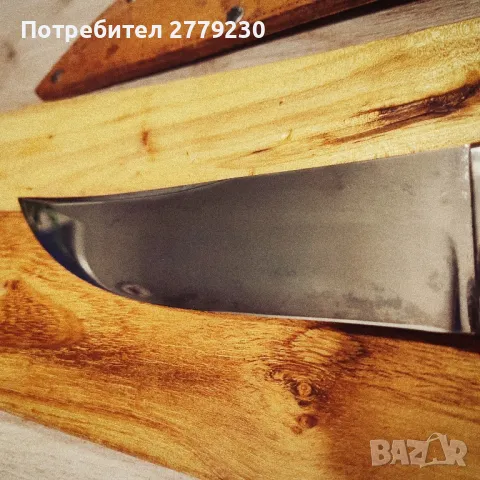 Ловен нож много масивен с дръжка от рог на Елен. Нов!, снимка 3 - Ножове - 49909680