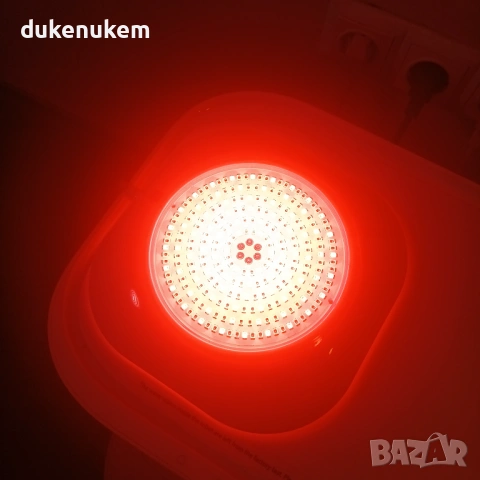 Магнитен LED прожектор за басейн LyLmLe 20W – RGB, APP управление, снимка 11 - Лед осветление - 53240000