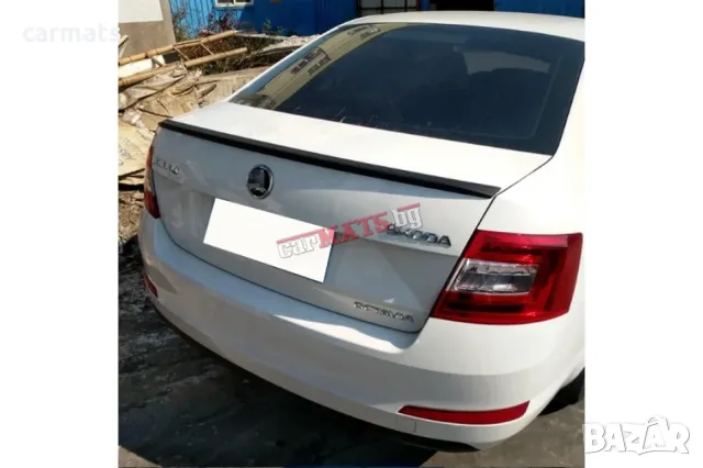 Спойлер за багажник за Skoda Octavia (2014-2016) - черен гланц
