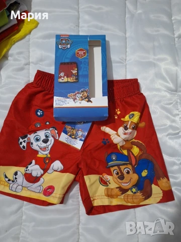 Шорти за плуване Пес патрул - 8 лв, снимка 3 - Детско бельо и бански  - 50856711