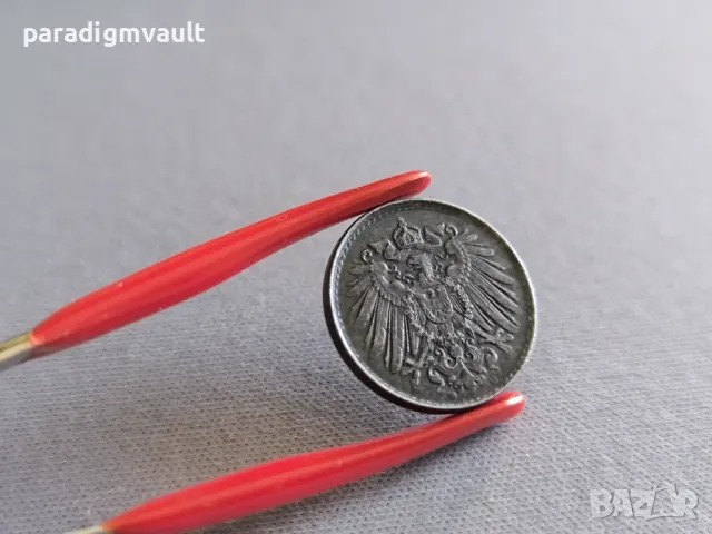 Райх монета - Германия - 5 пфенига | 1922г.; серия D, снимка 2 - Нумизматика и бонистика - 49242211