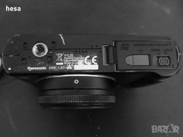 фотопарат Panasonic Lumix LX7 с дефектна оптика, снимка 6 - Фотоапарати - 31634117