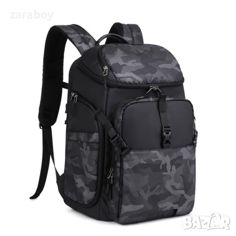 Нова раница за DSLR фотоапарат, обективи и лаптоп и дрон CAREELL C3090, снимка 3 - Чанти, стативи, аксесоари - 42882780