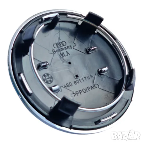 69мм Капачки за джанти за АУДИ AUDI А3 А4 А5 А6 А7 А8 OEM 4B0 601 170A - ЧЕРНИ, снимка 3 - Аксесоари и консумативи - 49859416