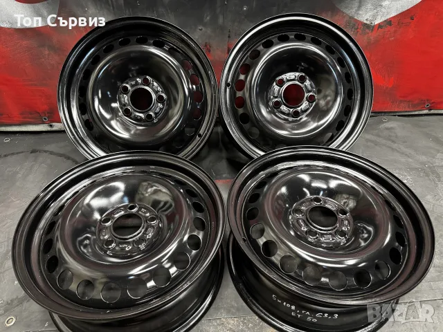 Оригинални железни (метални) джанти за Форд (Ford), 16 цола, 5х108, снимка 4 - Гуми и джанти - 56184541