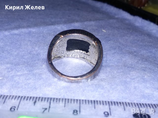 ЕЛЕГАНТЕН СРЕБРИСТ ЮВЕЛИРНО ФАСЕТИРАН МОДЕН АРТ ПРЪСТЕН 36607, снимка 4 - Пръстени - 39758539