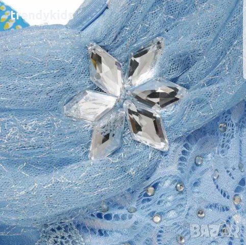 Приказна рокля на Пепеляшка и Ледената кралица, снимка 2 - Детски рокли и поли - 30288977