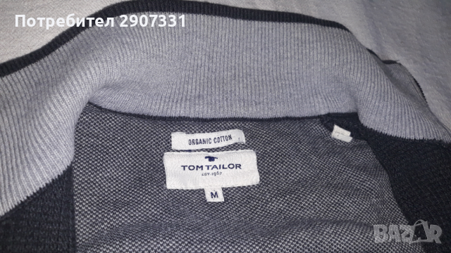пуловер Tom Tailor. organic cotton, снимка 4 - Пуловери - 44555083