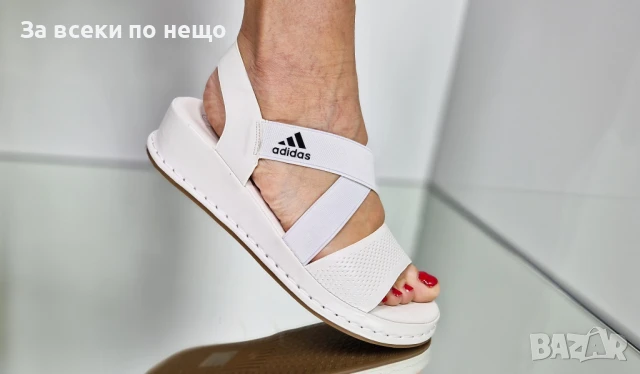 Adidas Дамски Бели Сандали Адидас от 36 до 41 номер Код P734, снимка 4 - Сандали - 50663291
