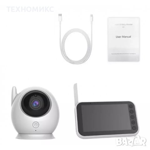 Безжичен двупосочен бебефон с камера ABM 100 IP35

, снимка 2 - Други - 42050781