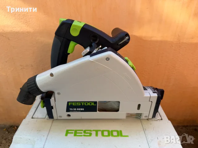 Ръчен потапящ циркуляр FESTOOL TS 55 REBQ-Plus 1200W, снимка 2 - Циркуляри - 56332619