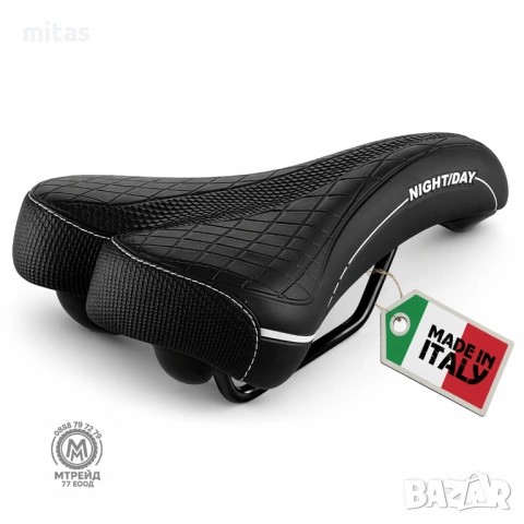 Седалка за велосипед Selle Monte Grappa NIGHT DAY, Made in Italy, снимка 2 - Аксесоари за велосипеди - 53420929