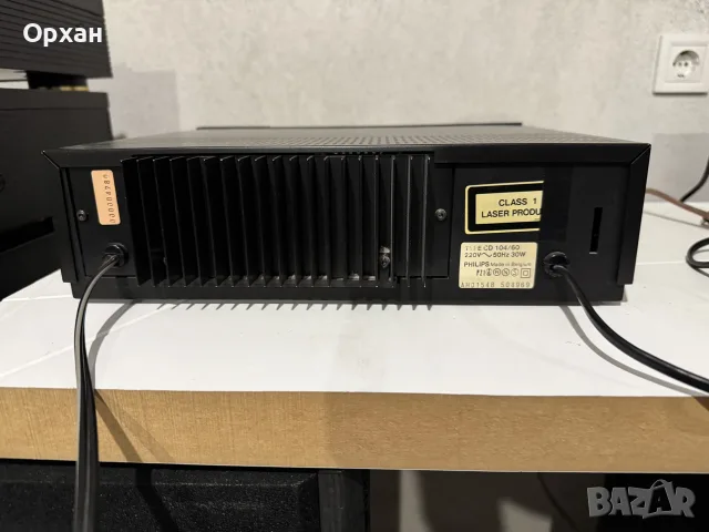 Продава се легендарен винтажен компактдиск плеър Philips CD104, снимка 5 - MP3 и MP4 плеъри - 56154910
