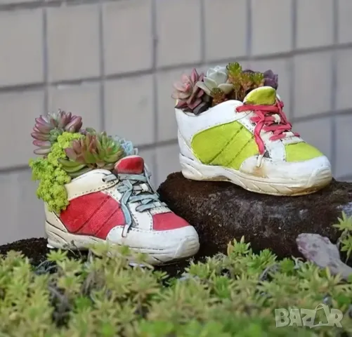 Молд кашпа обувка, снимка 3 - Форми - 49991386