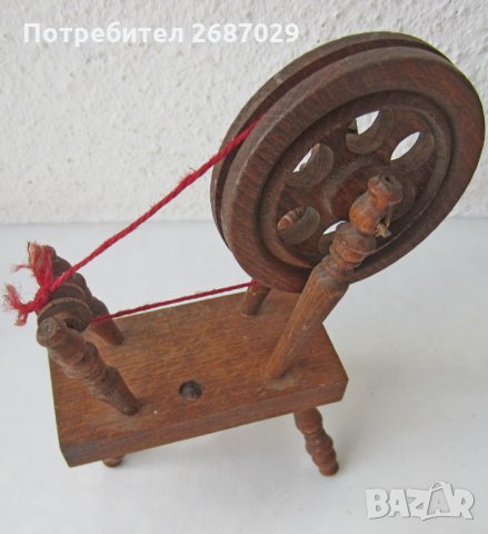 Стари чекръци, Дървен чекрък, дървен инструмент, висящ свещник, огледало, снимка 8 - Други ценни предмети - 29443612