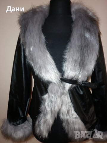 Пухкав елек Amonc -еко кожа, снимка 11 - Елеци - 50686694