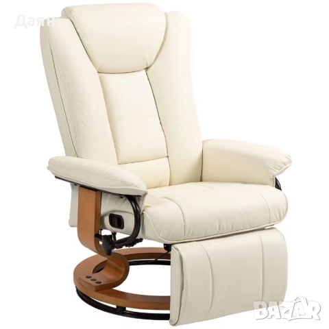 Релакс кресло въртящо се на 360 градуса HOMCOM, снимка 8 - Дивани и мека мебел - 52576916