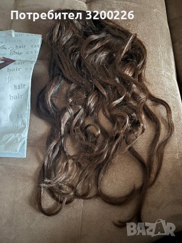 Продавам употребявани екстеншъни от 100% истинска  индийска коса на треса , снимка 4 - Аксесоари за коса - 44404980
