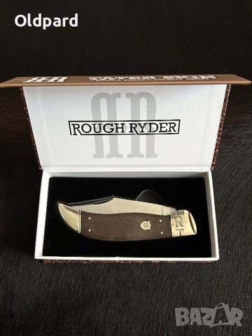 Отличен, голям ловен нож. Rough Ryder  Deer Slayer Brown Burlap (RR2329), снимка 3 - Ножове - 42699463