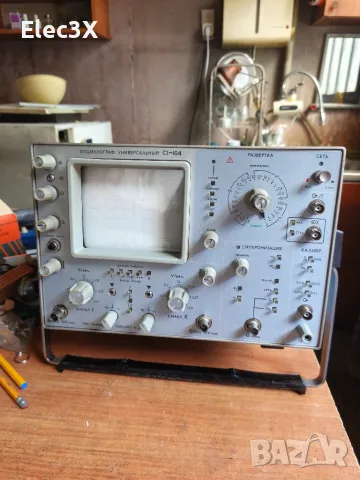 Руски осцилоскоп С1-104 ЧИСТО НОВ!!!, снимка 6 - Друга електроника - 55713488