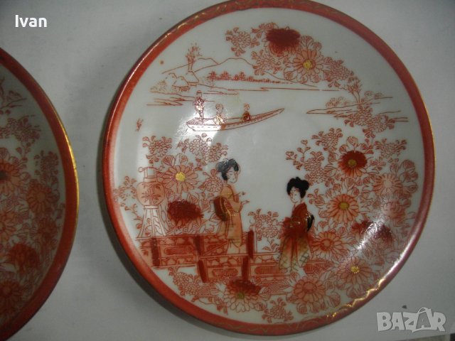Япония-Нов Порцелан-Чиния/Чинии-Колекционерски-Ръчна Изработка-Made in JAPAN, снимка 6 - Чинии - 39829583