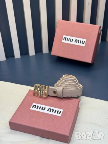 колани от естествена кожа в кутия miu miu , снимка 6 - Колани - 50592589