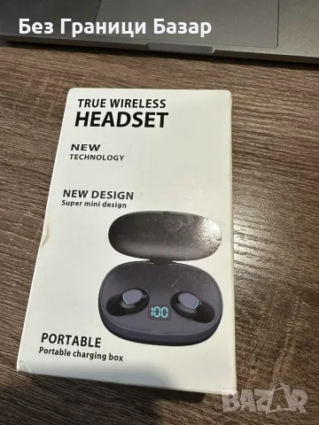 Нови Безжични Bluetooth 5.0 слушалки Yilear TWS с микрофон и зарядна кутия