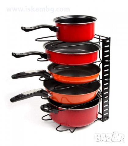 КУХНЕНСКИ ОРГАНАЙЗЕР ЗА ТЕНДЖЕРИ И ТИГАНИ - код 2993