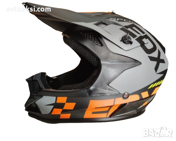 Каска Крос Мотор/Скутер/Бъги/Вело/АТВ-YF126, снимка 5 - Аксесоари и консумативи - 54118070